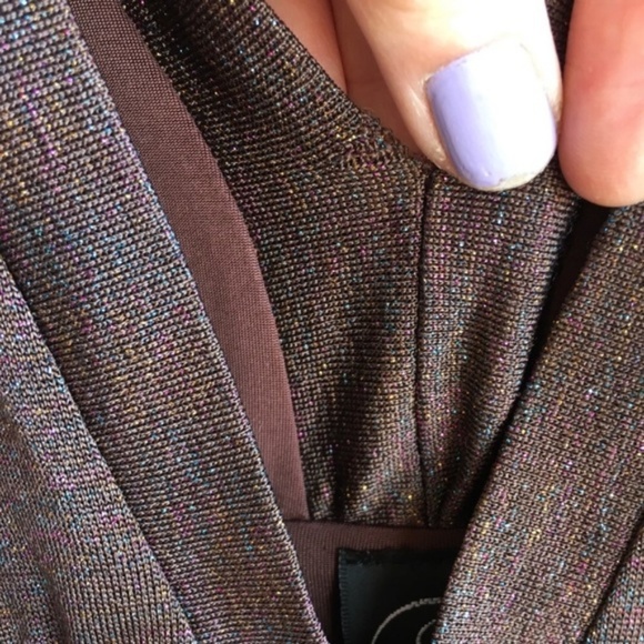 👛Yana K designer dress from Anthropologie shimmer - Picture 3 of 5